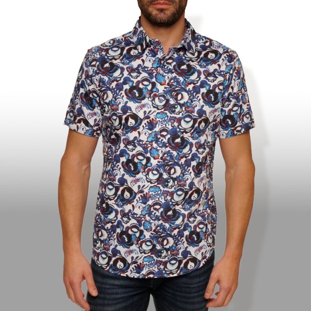 Robert Graham Edmund Short Sleeve Button Down Shirt